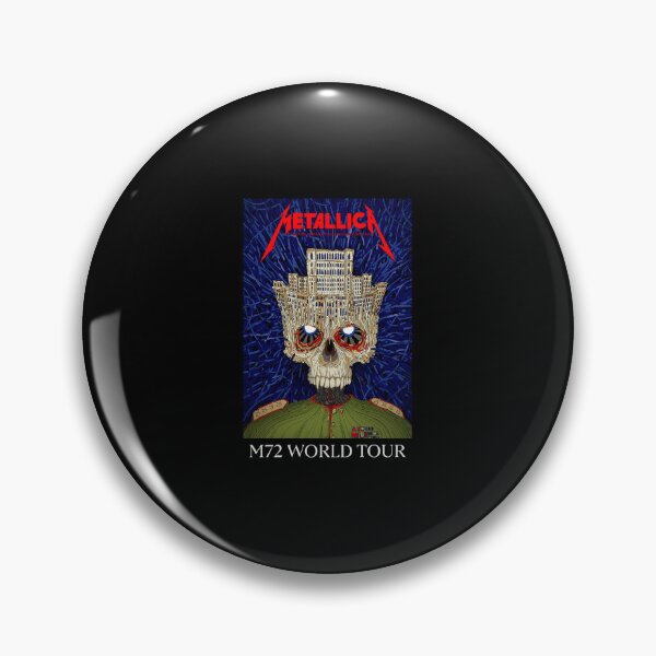 Item preview, Metallica M72 World Tour Skull Concert Heavy Metal Fan Art designed and sold by nojany.