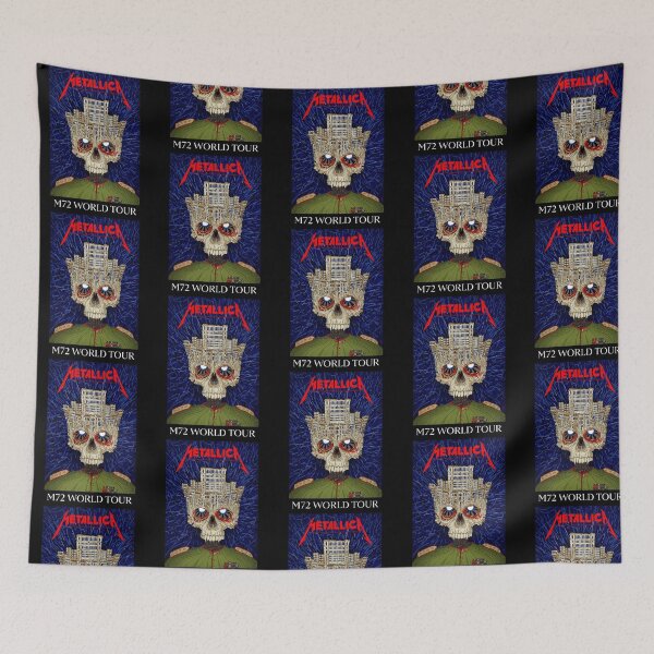 Item preview, Metallica M72 World Tour Skull Concert Heavy Metal Fan Art designed and sold by nojany.