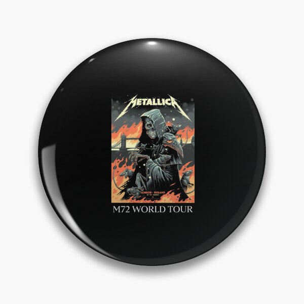 Item preview, Metallica M72 World Tour Grim Reaper Concert Graphic designed and sold by nojany.
