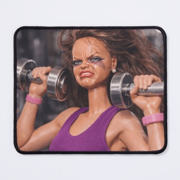 Item preview, Sassy Workout Doll Gym Struggle designed and sold by OceanBandwear.