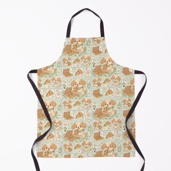 Item preview, Kawaii Puppy with Pizza Box designed and sold by Gift Phrase Studio.