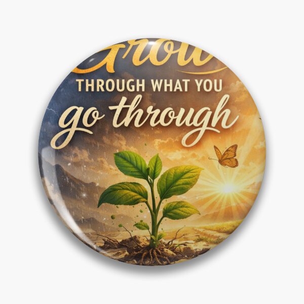 Item preview, Faith in Bloom – Grow Through What You Go Through designed and sold by BigD shop.