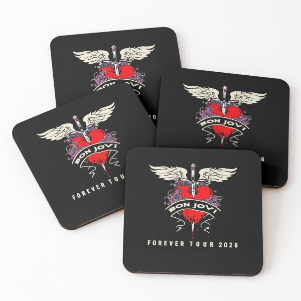 Item preview, Bon Jovi Forever Tour 2026 Heart Wings Rock Band Vintage designed and sold by nojany.