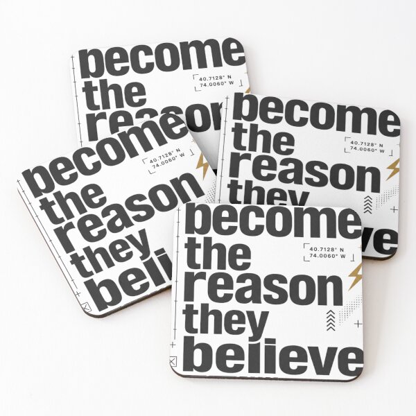 Item preview, Become the Reason They Believe Typograohy designed and sold by DESIGNit Studio .