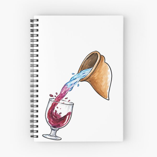 Item preview, Jesus turning water into wine illustration designed and sold by Roniya George.