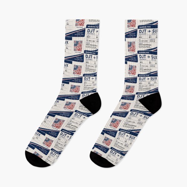 Item preview, ✈️ DJT → SUX Boarding Pass - LAST CALL FOR DEMOCRACY COLLECTION ✈️ - Passenger  Votey McVoteFace designed and sold by WheelieGdArt.