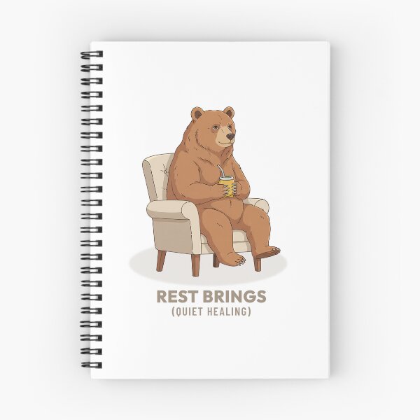 Item preview, Bear Drinking Mate Slow Living Vintage Aesthetic designed and sold by Cozy Vintage Animal.