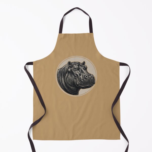 Item preview, Team Hippo - Hippopotamus amphibius designed and sold by shellle in the ocean.