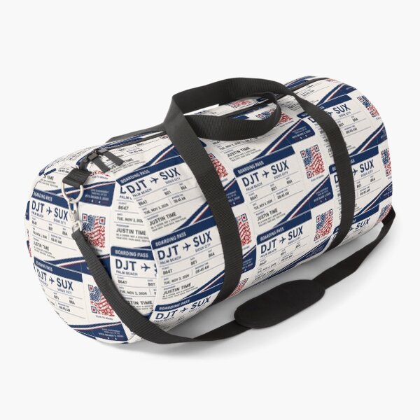 Item preview, ✈️ DJT → SUX Boarding Pass - LAST CALL FOR DEMOCRACY COLLECTION ✈️ - Passenger - Justin Time designed and sold by WheelieGdArt.