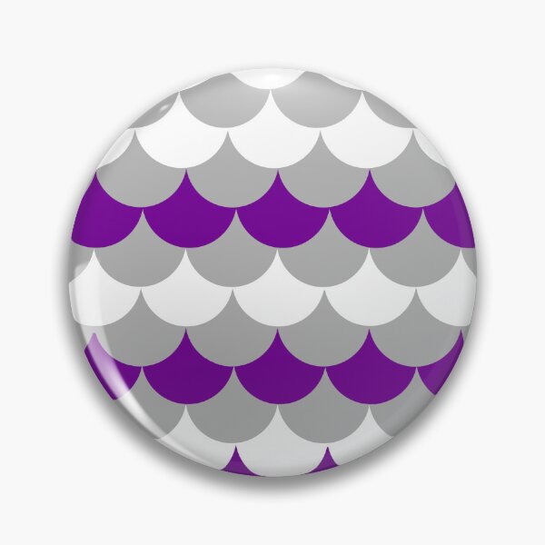 Item preview, Gray asexuality Mermaid Scales  designed and sold by SanguineDesigns.