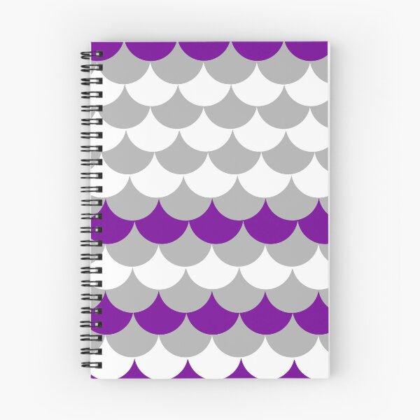 Item preview, Gray asexuality Mermaid Scales  designed and sold by SanguineDesigns.