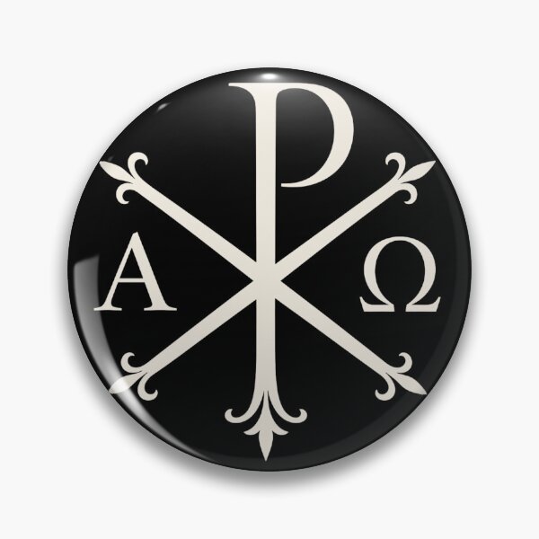 Item preview, Chi Rho Alpha Omega Christian Symbol – Minimal Christogram Faith Design designed and sold by Fradikal.