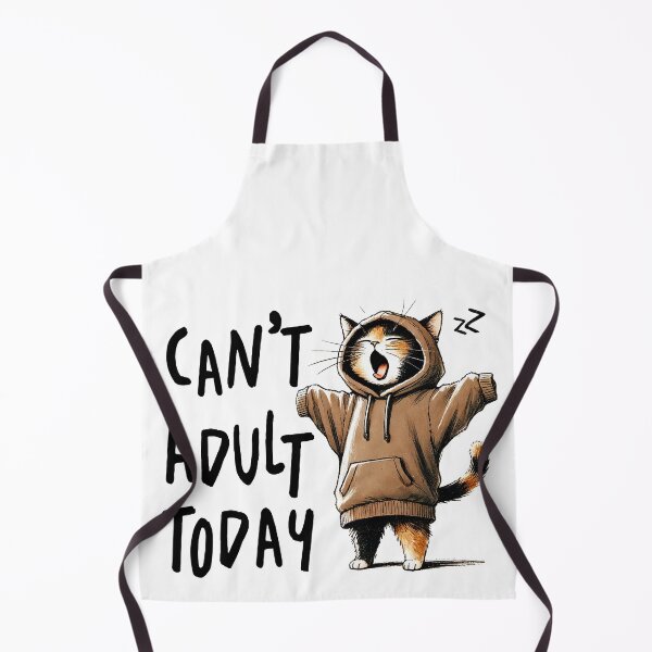Item preview, Can’t adult today tired kitty designed and sold by TimesTwoAngela.