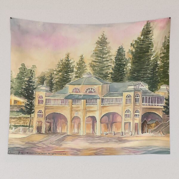 Item preview, Cottesloe Beach – Western Australia Watercolour designed and sold by ArtwithKellie.