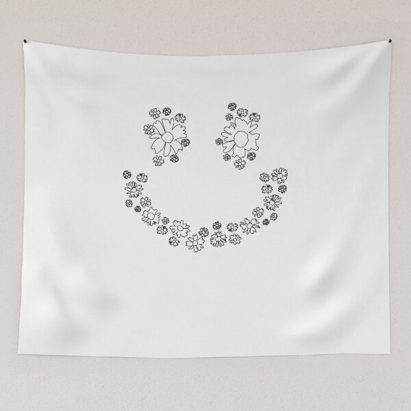 Item preview, Floral Smiley Face Daisy Flower Graphic designed and sold by The secret storage room.