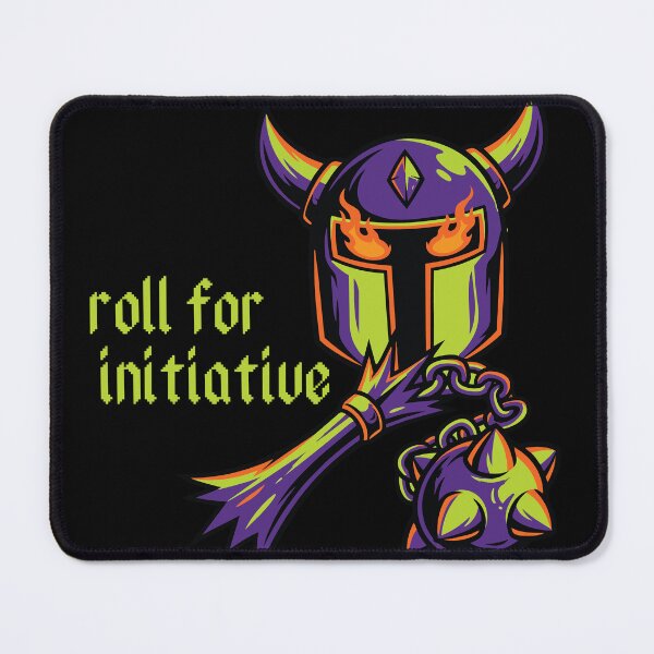 Item preview, Roll For Initiative Knight: Retro RPG Gothic Vector Emblem designed and sold by 00xianart00.