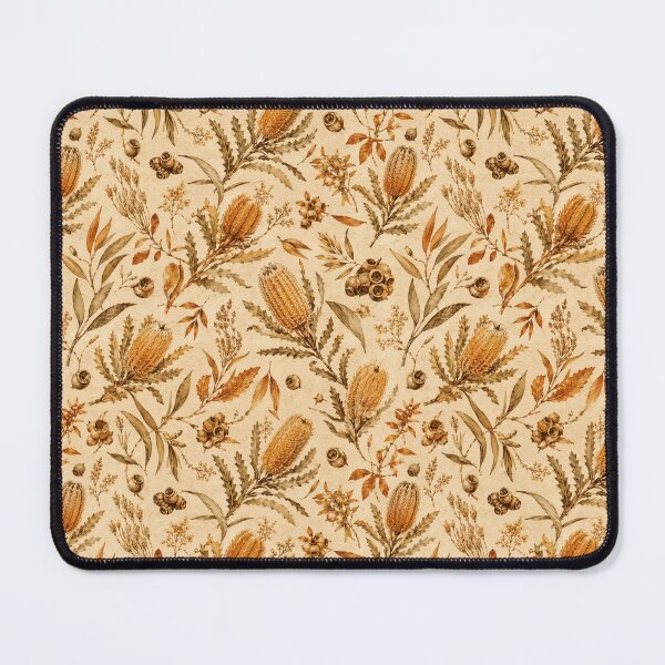 Item preview, Banksia Rustic Earthy Scatter Watercolor Seamless Pattern designed and sold by Inkworksbyshery.