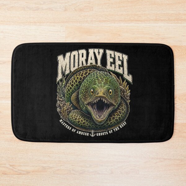 Item preview, Vintage Moray Eel Wildlife Marine Predator Illustration T-Shirt designed and sold by Uglyandcute.