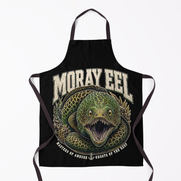Item preview, Vintage Moray Eel Wildlife Marine Predator Illustration T-Shirt designed and sold by Uglyandcute.