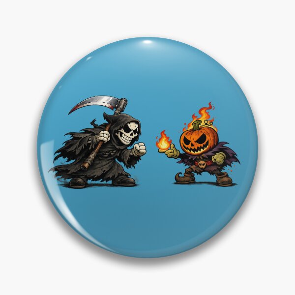 Item preview, Harvest of Souls: Grim Reaper vs. Jack-O’-Lantern designed and sold by Ghostly-Outlaws.