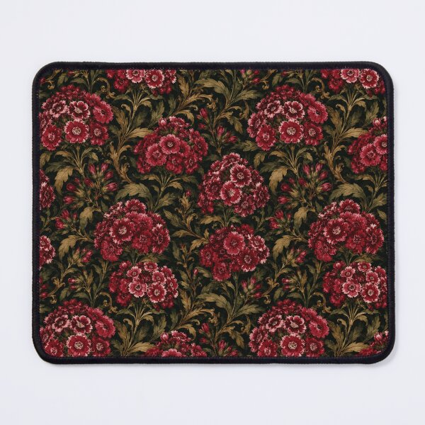 Item preview, Sweet William Vintage Tapestry Dark Seamless Pattern designed and sold by Inkworksbyshery.