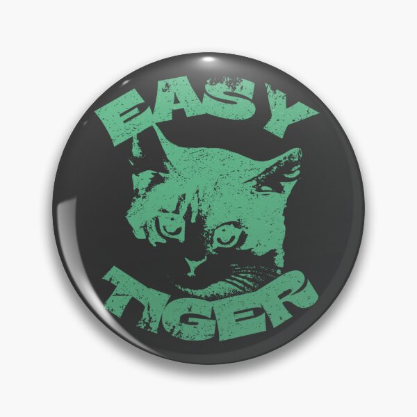 Item preview, Easy tiger cat green designed and sold by InkRiot Studios.
