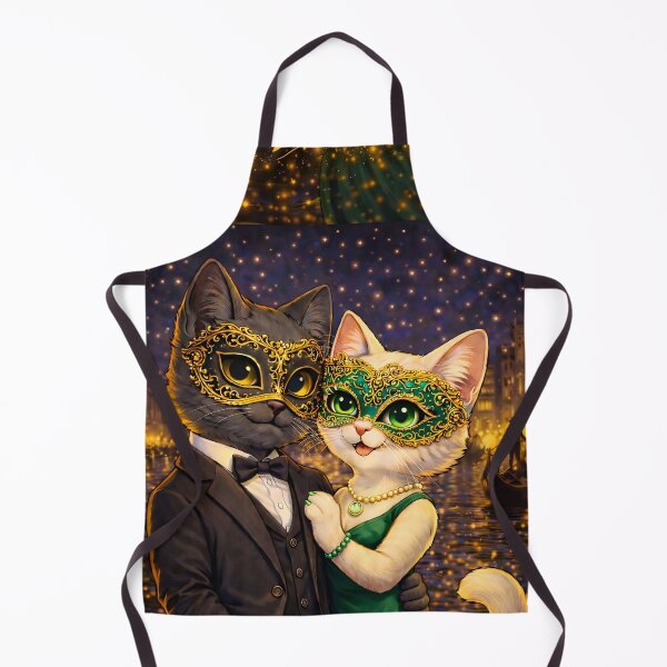 Item preview, The Venice Carnival Cats in Love designed and sold by Meow Story .