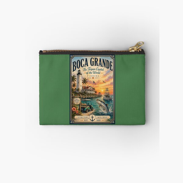 Item preview, Boca Grande | The Tarpon Capital of the World Vintage Travel Poster | Florida designed and sold by piketo.