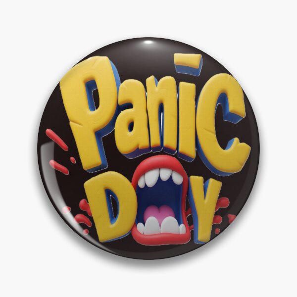 Item preview, panic day scream colorful typographic scream design designed and sold by SmashingDeals.