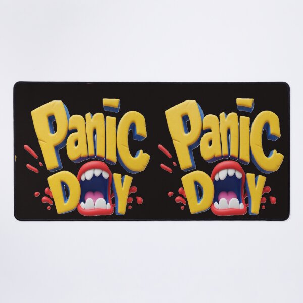 Item preview, panic day scream colorful typographic scream design designed and sold by SmashingDeals.