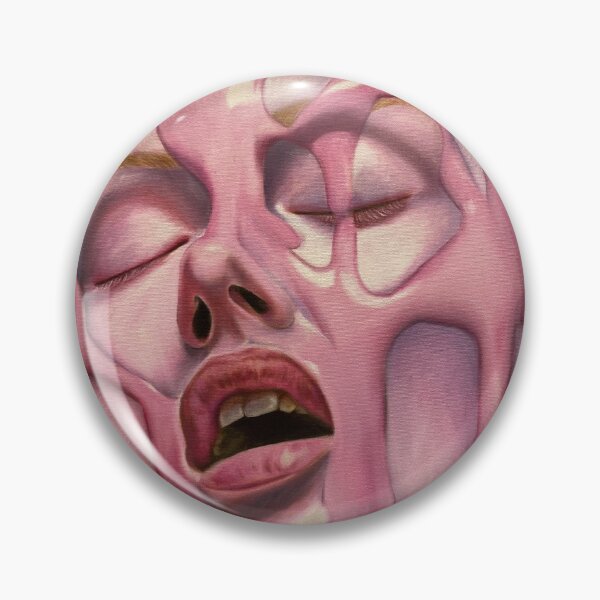 Item preview, Realistic portrait dripping pink liquid designed and sold by Suhhel.