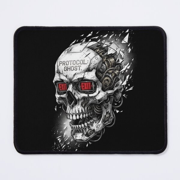 Item preview, Protocol Ghost Cybernetic Skull designed and sold by IronDissident.