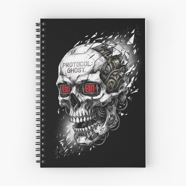 Item preview, Protocol Ghost Cybernetic Skull designed and sold by IronDissident.