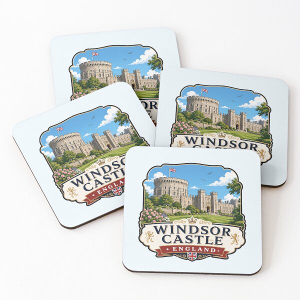Item preview, Windsor Castle, England Royal Landmark designed and sold by Myra365Art.