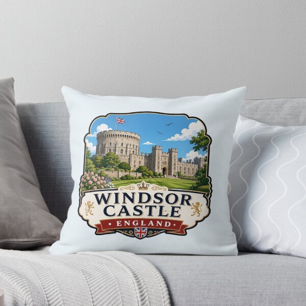 Item preview, Windsor Castle, England Royal Landmark designed and sold by Myra365Art.