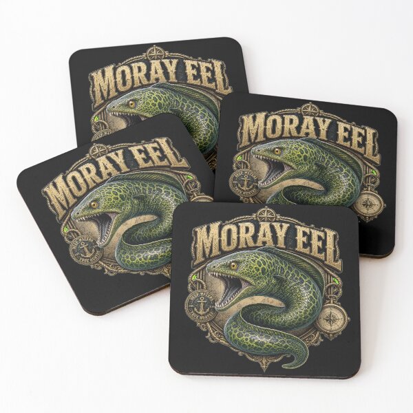 Item preview, Vintage Moray Eel Marine Wildlife Explorer T-Shirt Design designed and sold by Uglyandcute.