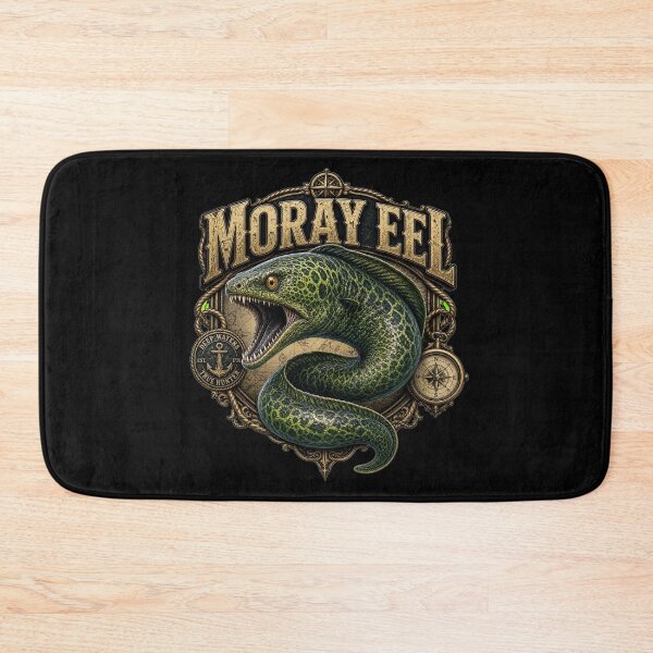 Item preview, Vintage Moray Eel Marine Wildlife Explorer T-Shirt Design designed and sold by Uglyandcute.