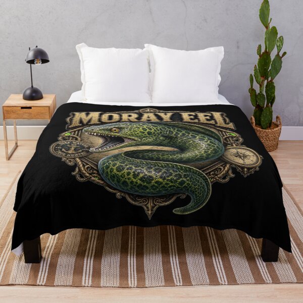 Item preview, Vintage Moray Eel Marine Wildlife Explorer T-Shirt Design designed and sold by Uglyandcute.