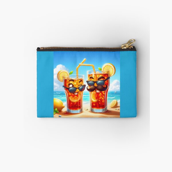 Item preview, Glasses of Iced Tea Flirting on the Beach designed and sold by CarolM.