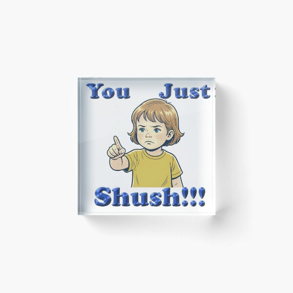 Item preview, SHUSH! designed and sold by Foxlindesigns.