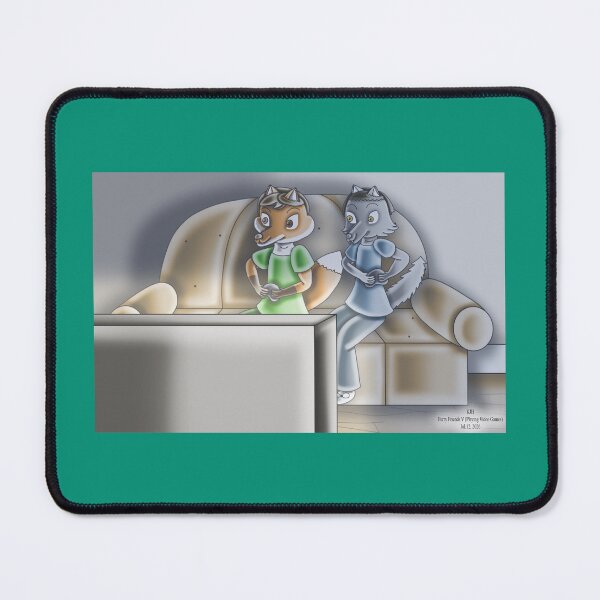 Item preview, Furry Friends V (Playing Video Games) designed and sold by KJH-Art-Studios.