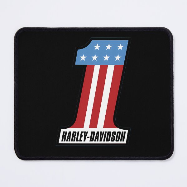 Item preview, Shaped Emblem For Harley-Davidson Featuring White Stars designed and sold by HighkeyStoked.