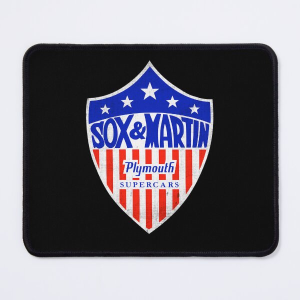 Item preview, Patriotic Shield Badge For Sox And Martin Plymouth Supercars designed and sold by HighkeyStoked.