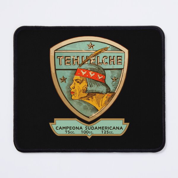 Item preview, Shield Crest For Tehuelche Featuring A Side Profile designed and sold by HighkeyStoked.