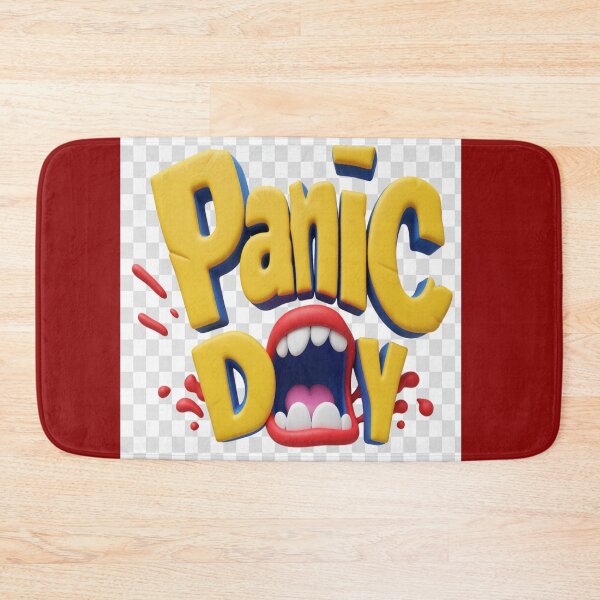 Item preview, panic day scream colorful typographic funny design designed and sold by SmashingDeals.