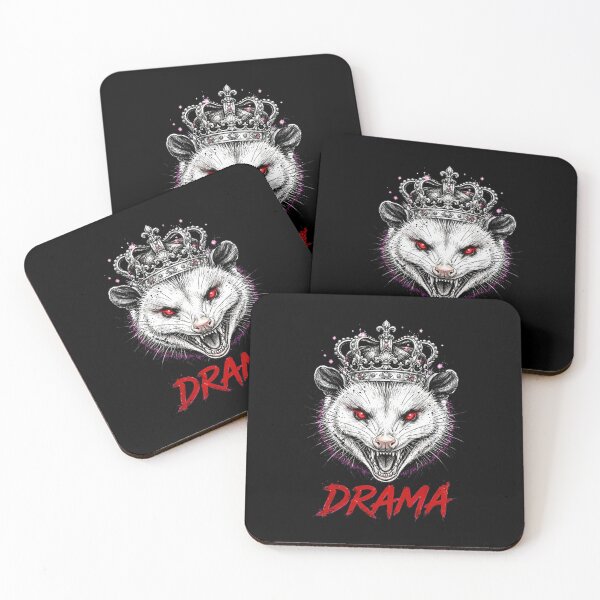 Item preview, DRAMA Feral Opossum Queen | I AM THE DRAMA Shirt | Villain Era Possum Crown designed and sold by HealingEraInk.