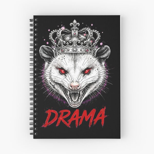 Item preview, DRAMA Feral Opossum Queen | I AM THE DRAMA Shirt | Villain Era Possum Crown designed and sold by HealingEraInk.