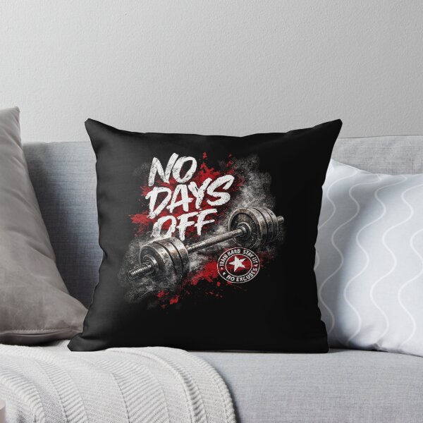 Item preview, No Days Off Gym Barbell T-Shirt | Hardcore Fitness Motivation Workout Graphic | Weightlifting Streetwear | No Excuses Gym Apparel 230 designed and sold by LIOKING333.