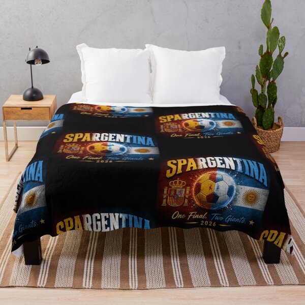Item preview, SPARGENTINA | One Final. Two Giants. | Spain vs Argentina 2026 Football Fan Art designed and sold by Ginastle26.