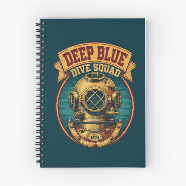 Item preview, Iron Depth Dive Club Vintage Diver Helmet T-Shirt | Retro Deep Sea Diving Design designed and sold by VINTAGE BY LAMBERTINY .